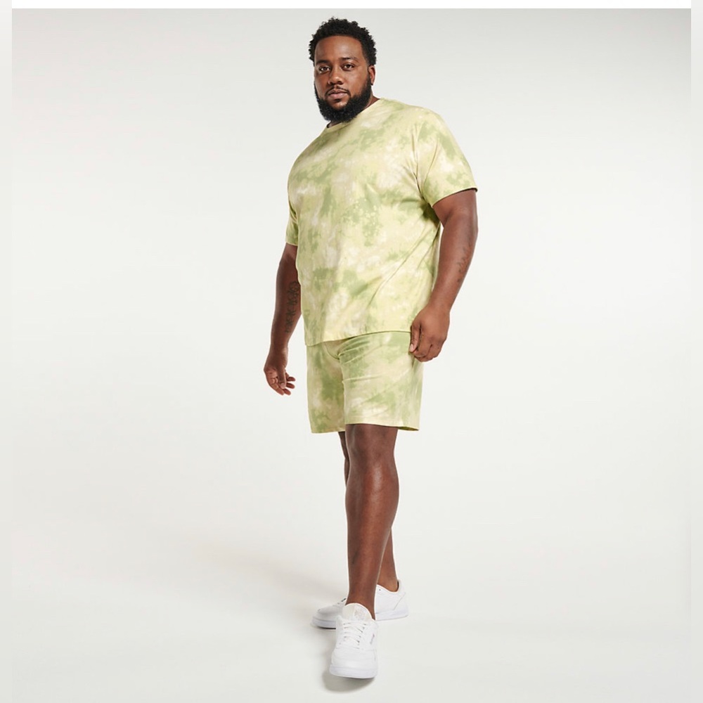 FLX matching tee and shorts set. Men’s summer shorts outfit. Vacation/ cookout